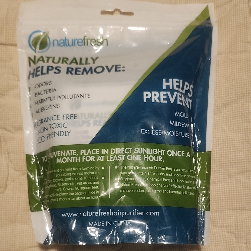 Nature Fresh Air Purifier Bag NWT